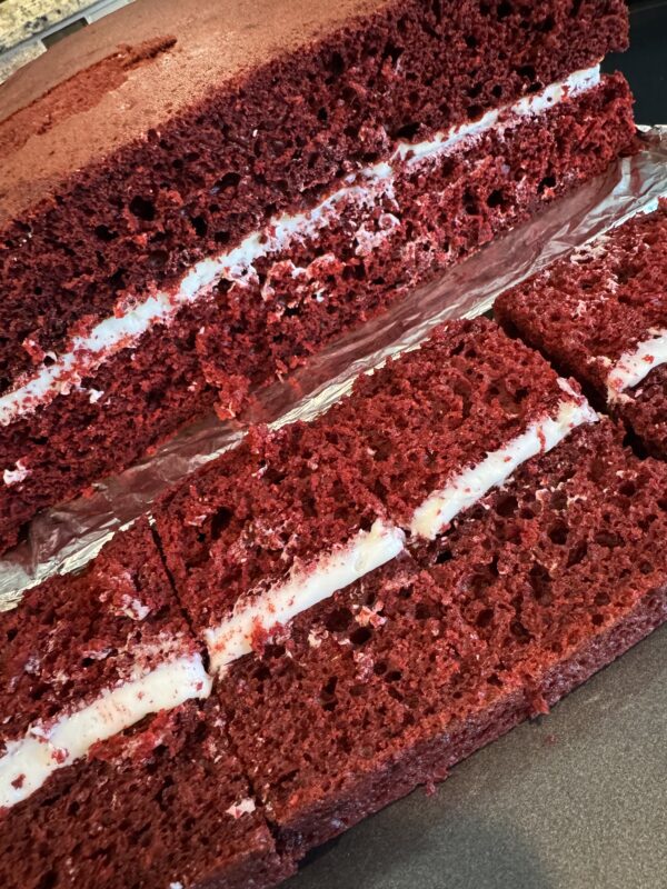 Red Velvet Pound Cake – Cream Cheese Frosting Delight
