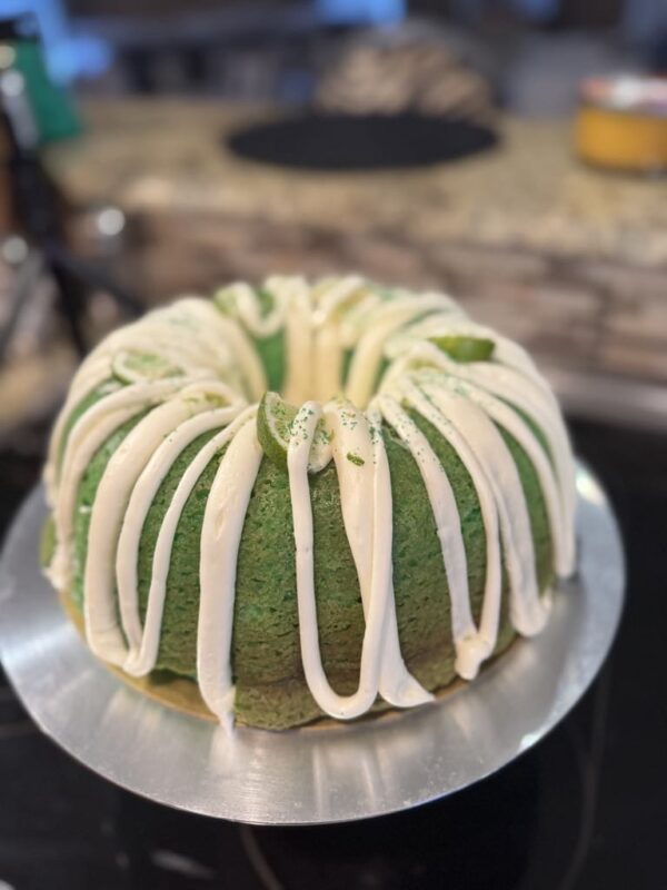 Homemade Key Lime Pound Cake with Cream Cheese Frosting - Limited Time Offer