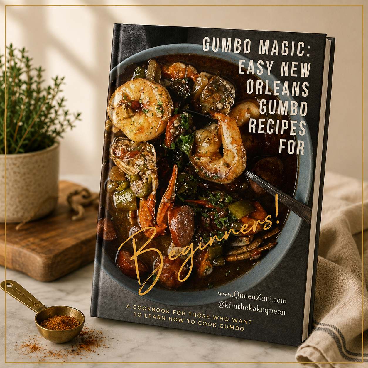 Gumbo Magic Cookbook Still Life