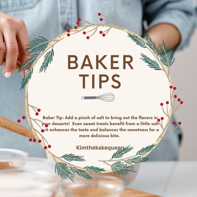 Happy Beauties.....Follow the baker tips for better baking...

www.queenzuri.com

#bakingtip #holidaytips #baking #kimthekakequeen #bakerlife #christmas ##BakingMagic #flavor #desserts #sweets #treats  #SweetAndSalty #FlavorBoost #tistheseason #bakinglove #bakery