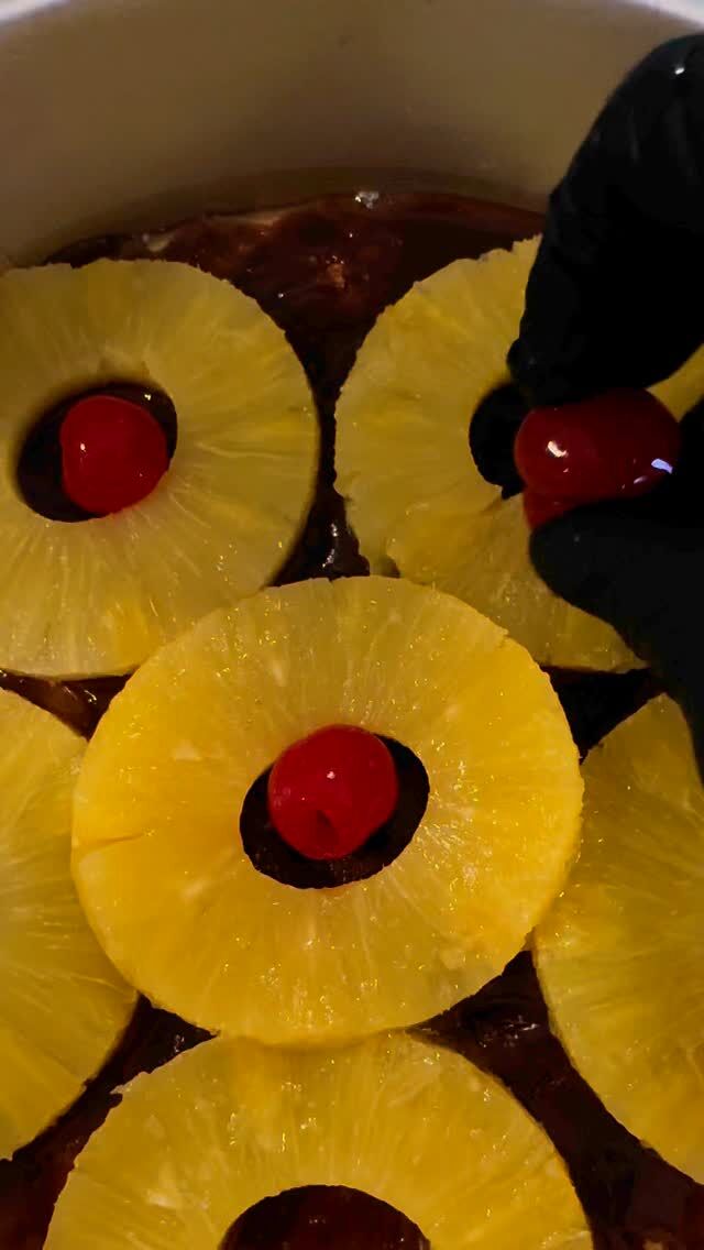 Your Pineapple Upside Down Cake is ready…Getting one moist delicious dessert out at a time…Always fresh…You waited to long to order….💋

Www.queenzuri.com

#homemade #pineappleupsidedowncake #buttery #fresh #pineapples #cherries #moist #bakerlife delicious #bakingclasses #recipes #ctbaker #southernfood #nola #thatgirlmindset #brownsugarbaby