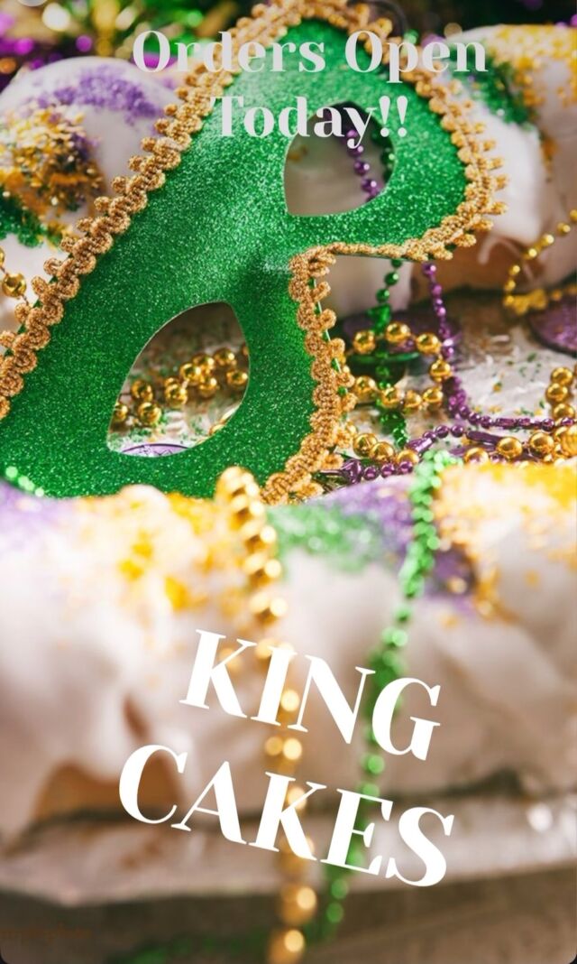 Happy Friday!!!
Orders for King Cakes are now open and shipping until Feb 28!!
Please place your orders early, or you won’t get one💋💜💚💛

Www.queenzuri.com

#kingcake #mardigras #neworleansfood #nola #neworleans #carnival #bakerlife #cake #mardigrasbeads #fattuesday #delicious #baking #homemade